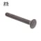 Prime-Line Carriage Bolts, 3/8 in.-16 X 3 in., A307 Grade A Hot Dip Galvanized Steel (25 Pack) 9063742 - alternate 2